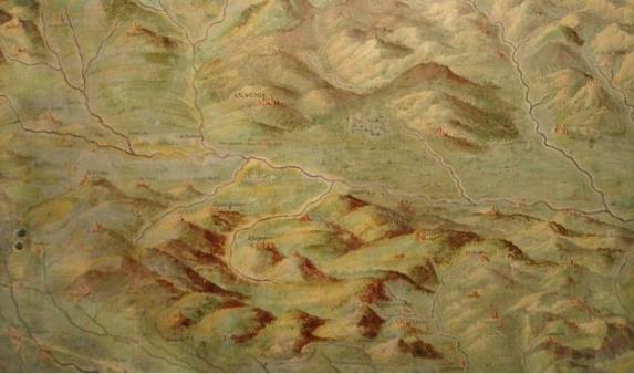 Wikipedia - La Valle del Sacco Cartografia vaticana, XVI Secolo